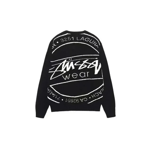 Stüssy Knitwear Graphic Logo Knit Crewneck Sweater product detail image 11
