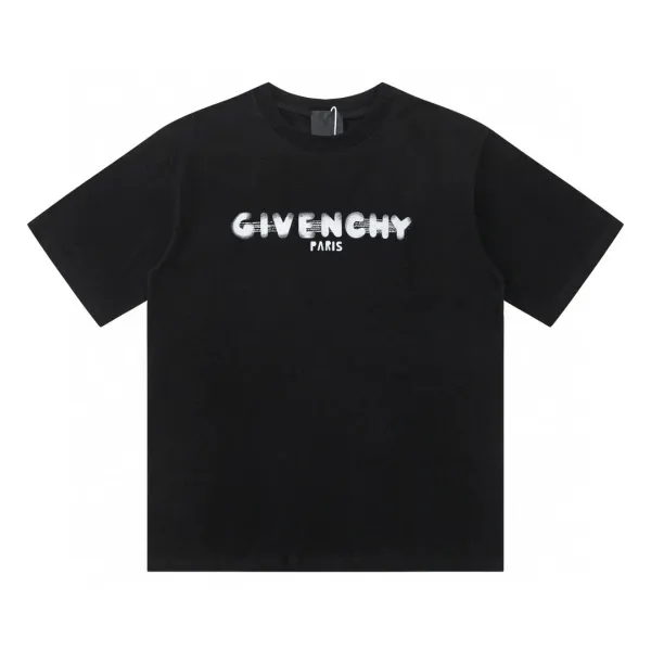 Givenchy Distorted Logo Black T-Shirt - 1