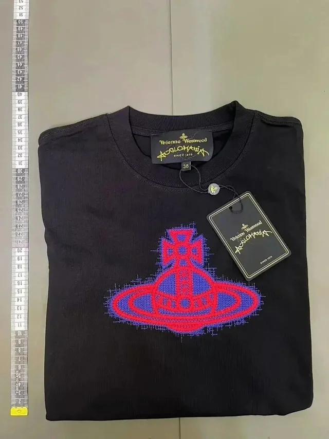 Vivienne Westwood T-Shirts Orb logo graphic crew-neck T-shirt product detail image 7