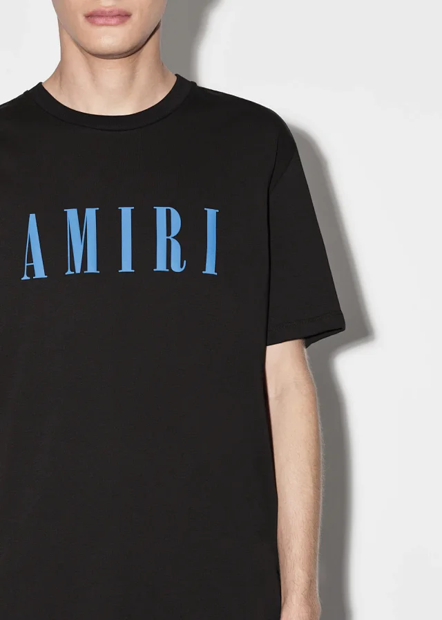 AMIRI T-Shirts Logo-print crewneck short-sleeve T-shirt product detail image 6