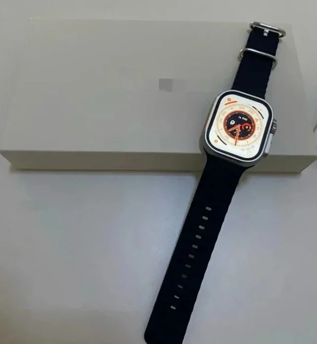 Unbranded Smartwatches Rectangular touchscreen smartwatch with silicone or leather-style strap product detail image 4