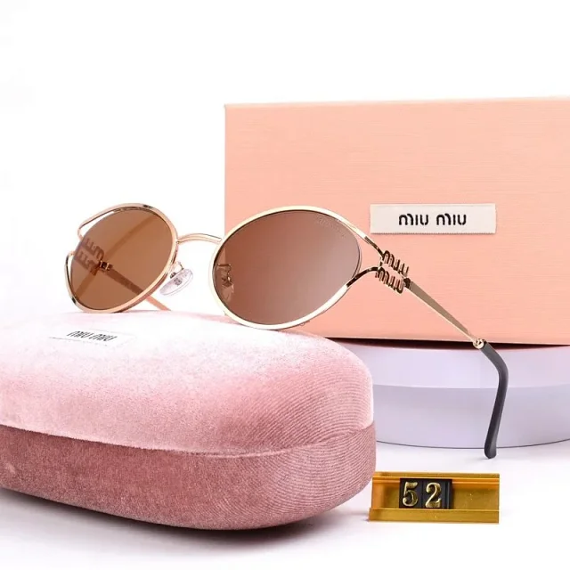 Miu Eyewear 2778 oversized cat-eye sunglasses product detail image 2