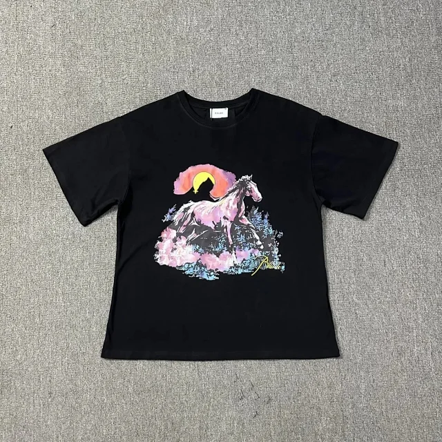 Rhude T-Shirts Short-Sleeve Graphic Print T-Shirt product detail image 3