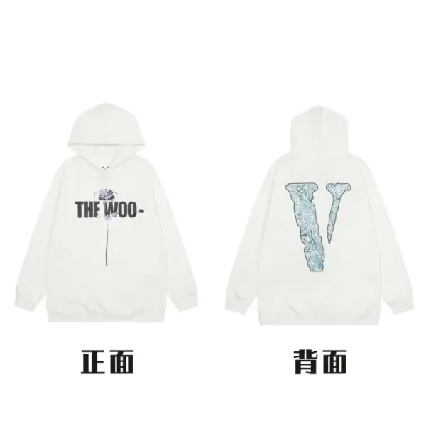 Off-White V Logo Butterfly Hoodie White - 15