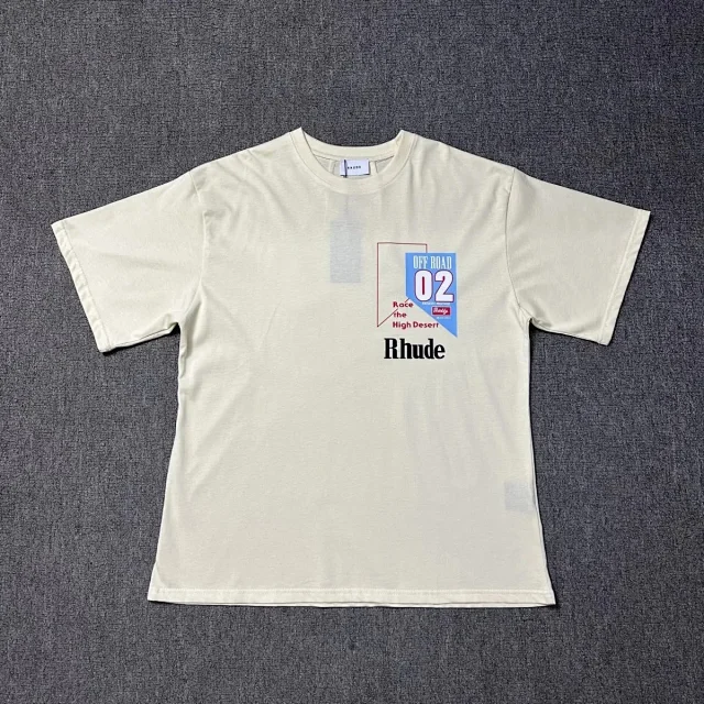 Rhude T-Shirts Short-Sleeve Graphic Print T-Shirt product detail image 8