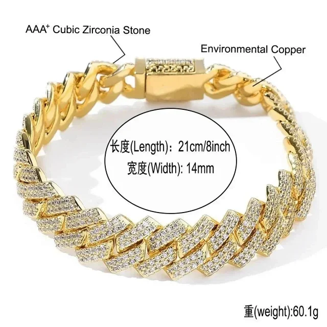 Unbranded Jewelry SY06 Cubic Zirconia Chain Bracelet product detail image 5