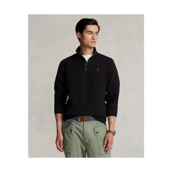 Lacoste Half-Zip Sweatshirt Heather Gray Sweater - 6