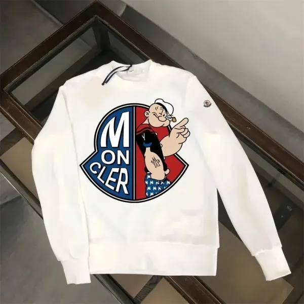 Moncler x Popeye Collaboration Graphic Hoodie White - 1