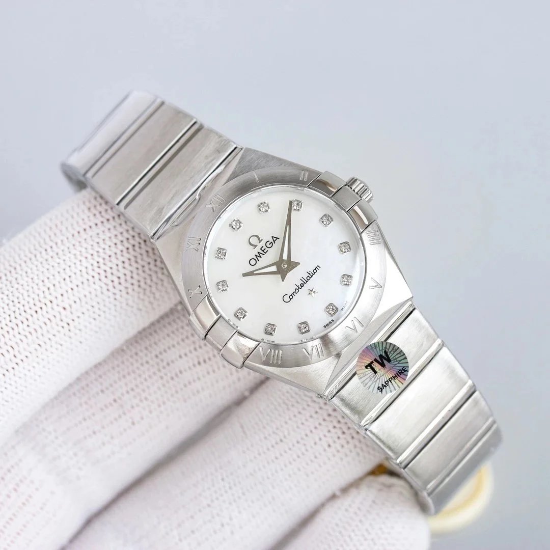 Omega Constellation Co-Axial Chronometer Black Dial Two-Tone Steel and Rose Gold Mechanical Watch - 4