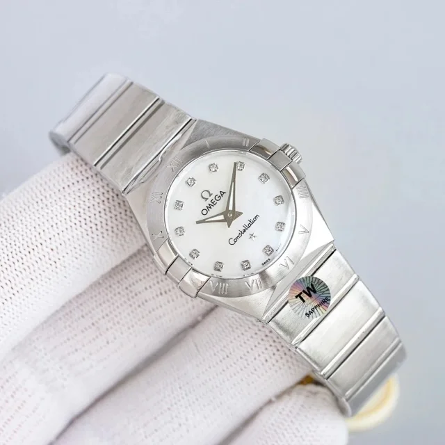 Omega Watches Constellation stainless steel bracelet watch product detail image 3