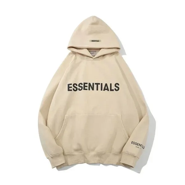 Fear of God Essentials Hoodie Beige Hoodie - 1