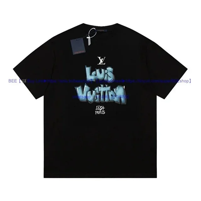 Louis Vuitton T-Shirts Short-Sleeve Crew-Neck Graphic product detail image 52