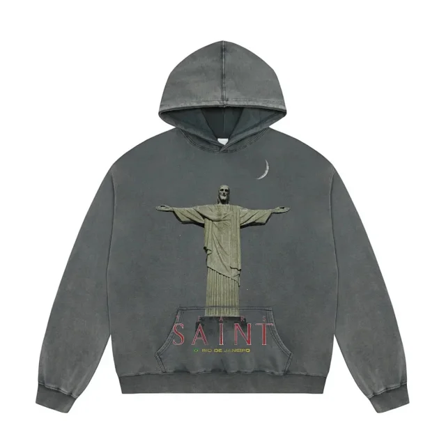 Saint Tears Hoodies & Sweatshirts Washed Graphic Print Hoodie and Sweatshirt product detail image 12