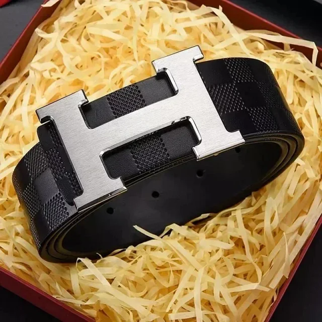 Hermès Belts K1-0118 H-Buckle Leather Belt product detail image 3