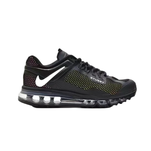 Unbranded Low-top mesh sneakers with Nike Swoosh and Stüssy wordmark product detail image 3