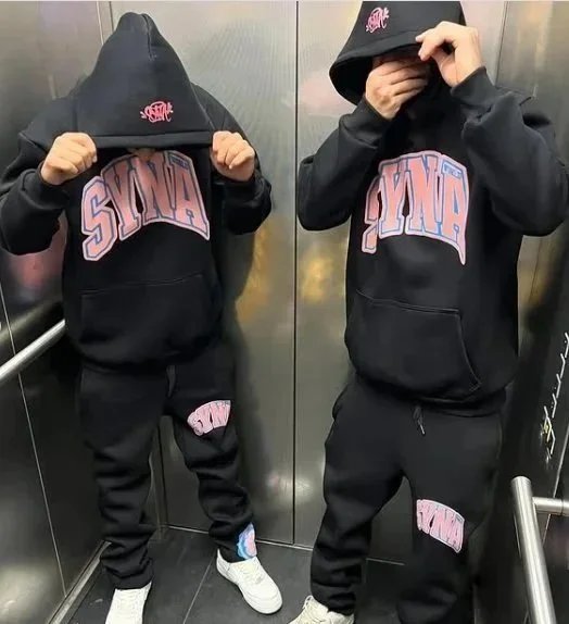 Saint Tears Logo Zip-Up Hoodie Blue - 5