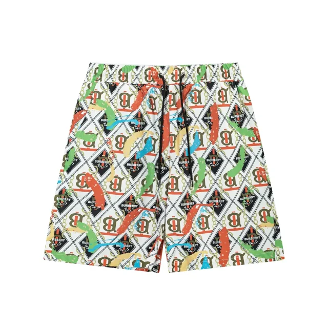 Burberry Shorts Elastic-Waist Drawstring Logo product detail image 10