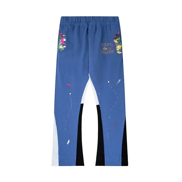 Gallery Dept. Trousers Paint-splatter elastic-waist product detail image 8