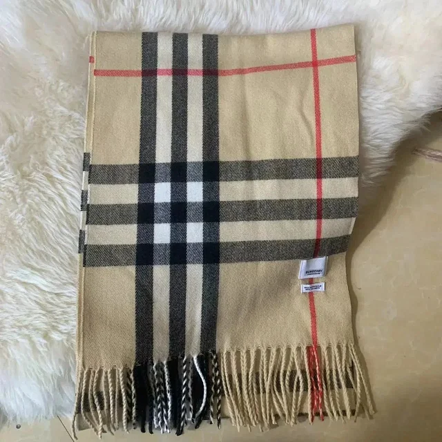 Burberry Scarves Fringed check scarf product detail image 7