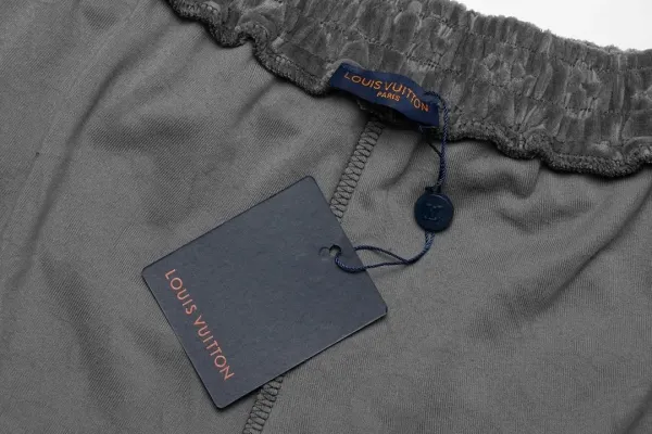 Louis Vuitton Monogram Velvet Shorts Black - 6