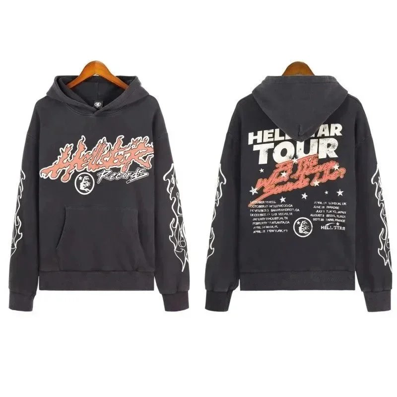 Hellstar Hoodies & Sweatshirts Graphic Pullover Hoodie — ALBB-LMWY-0041