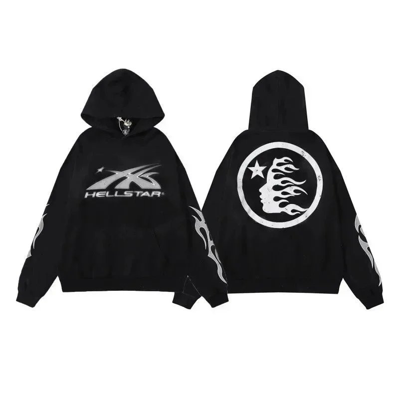Hellstar Hoodies & Sweatshirts Graphic Pullover Hoodie — ALBB-LMWY-0050