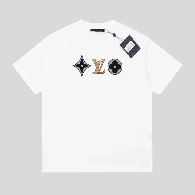 Louis Vuitton T-Shirts Short-Sleeve Graphic Logo product detail image 5