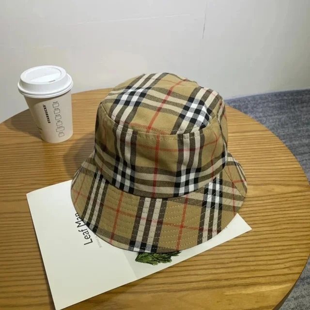 Burberry Hats Plaid Baseball Cap product detail image 7