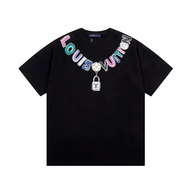 Louis Vuitton T-Shirts Short-sleeve graphic print product detail image 2