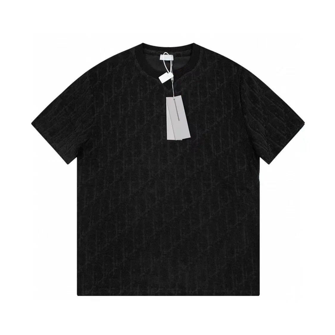 Dior T-Shirts Crew-neck short-sleeve jacquard T-shirt image 2