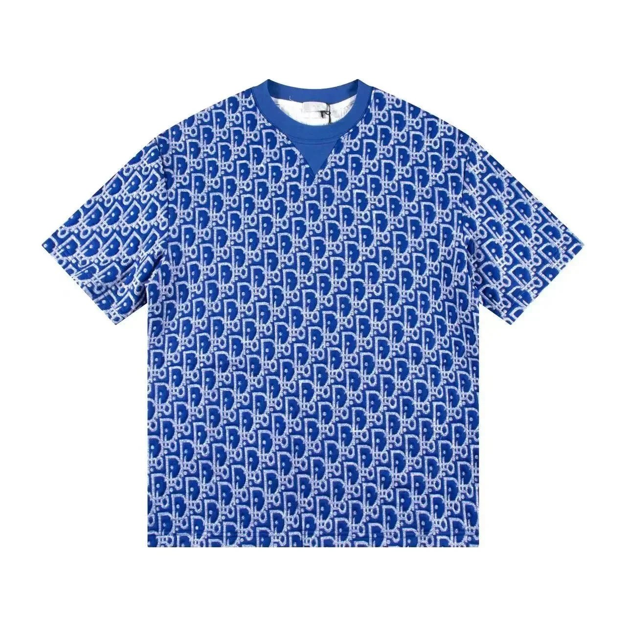 Dior T-Shirts Crew-neck short-sleeve jacquard T-shirt — 17