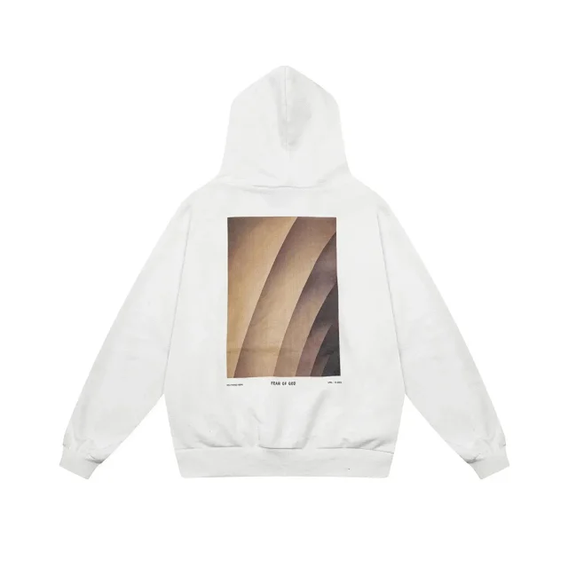 Fear of God ESSENTIALS Hoodies & Sweatshirts Logo and 1977 Print Pullover product detail image 9