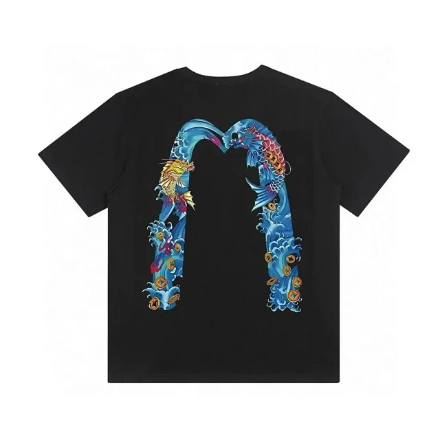 Evisu T-Shirts Logo Graphic Short-Sleeve T-Shirt product detail image 5