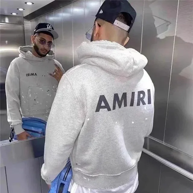 AMIRI Hoodies & Sweatshirts Graphic pullover hoodie product detail image 4