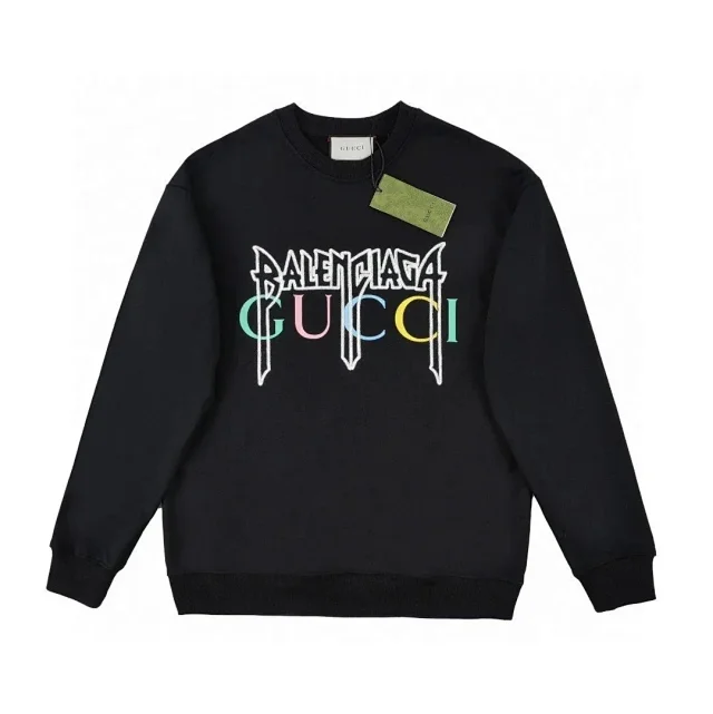 Balenciaga Hoodies & Sweatshirts Graffiti Logo Pullover Hoodie product detail image 9