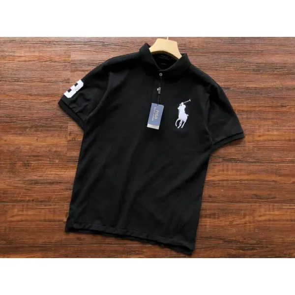 Ralph Lauren Big Pony Black Polo - 1