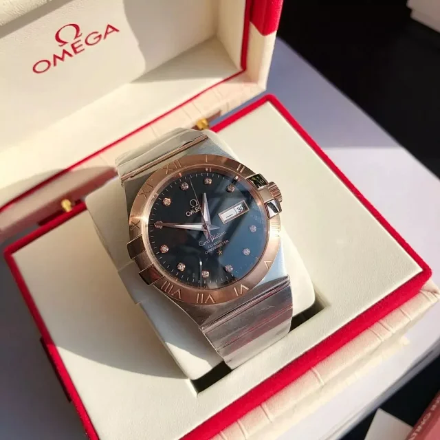 Omega Watches Constellation stainless steel bracelet watch product detail image 8