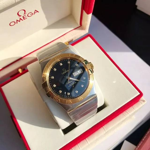 Omega Watches Constellation stainless steel bracelet watch product detail image 9
