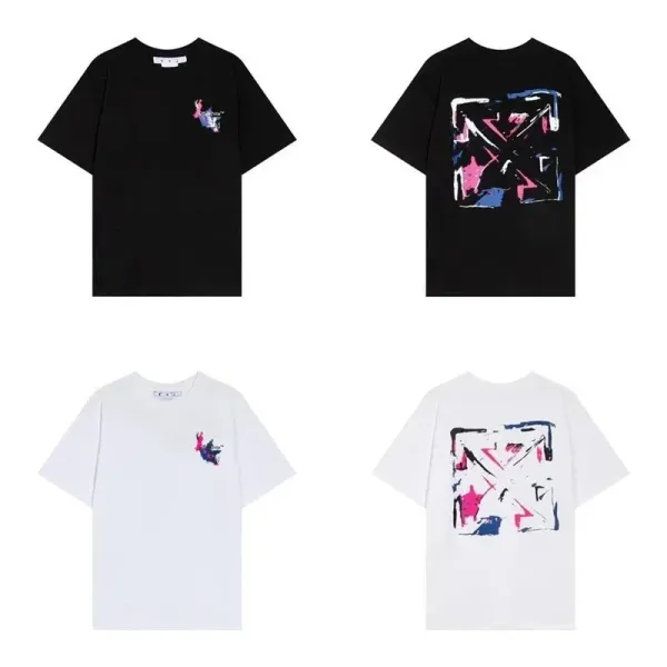 Off-White x United Arrows 'United Care' Multicolor Graphic Print T-Shirt - 6