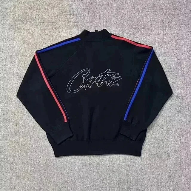 Corteiz Jackets Zip-Up Track Jacket with Contrast Piping product detail image 7