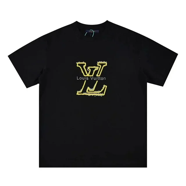 Louis Vuitton T-Shirts Short-Sleeve Graphic Logo product detail image 2
