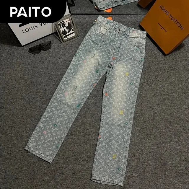 Louis Vuitton Jeans Monogram straight-leg product detail image 11