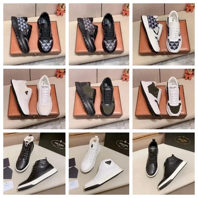 Prada Sneakers Low- and high-top triangle-logo product detail image 1