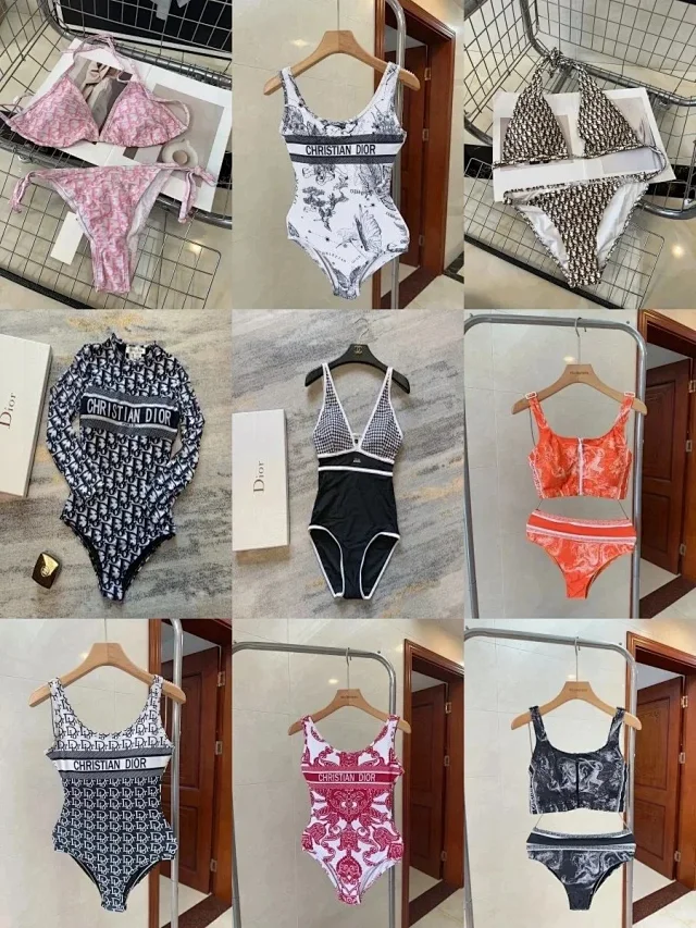 Dior Swimwear Logo-print one-piece and bikini styles product detail image 1