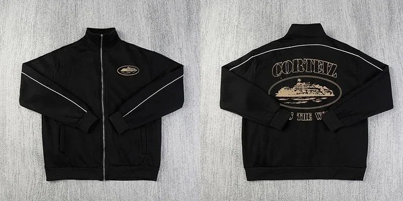 Corteiz Jackets Zip-Up Graphic Track Jacket — 12