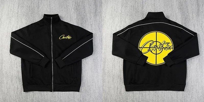 Corteiz Jackets Zip-Up Graphic Track Jacket — 36