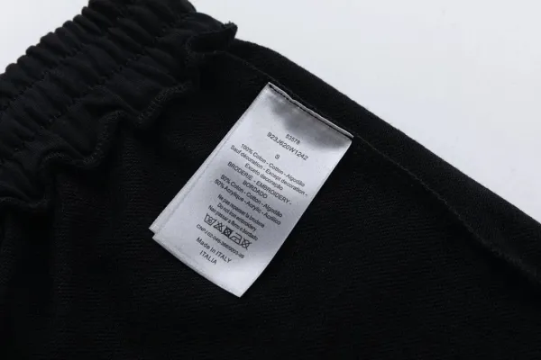 Dior Oblique Tape Shorts Black - 10