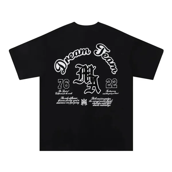Dream Team x MMY 76/22 Graphic Print Black T-Shirt - 1