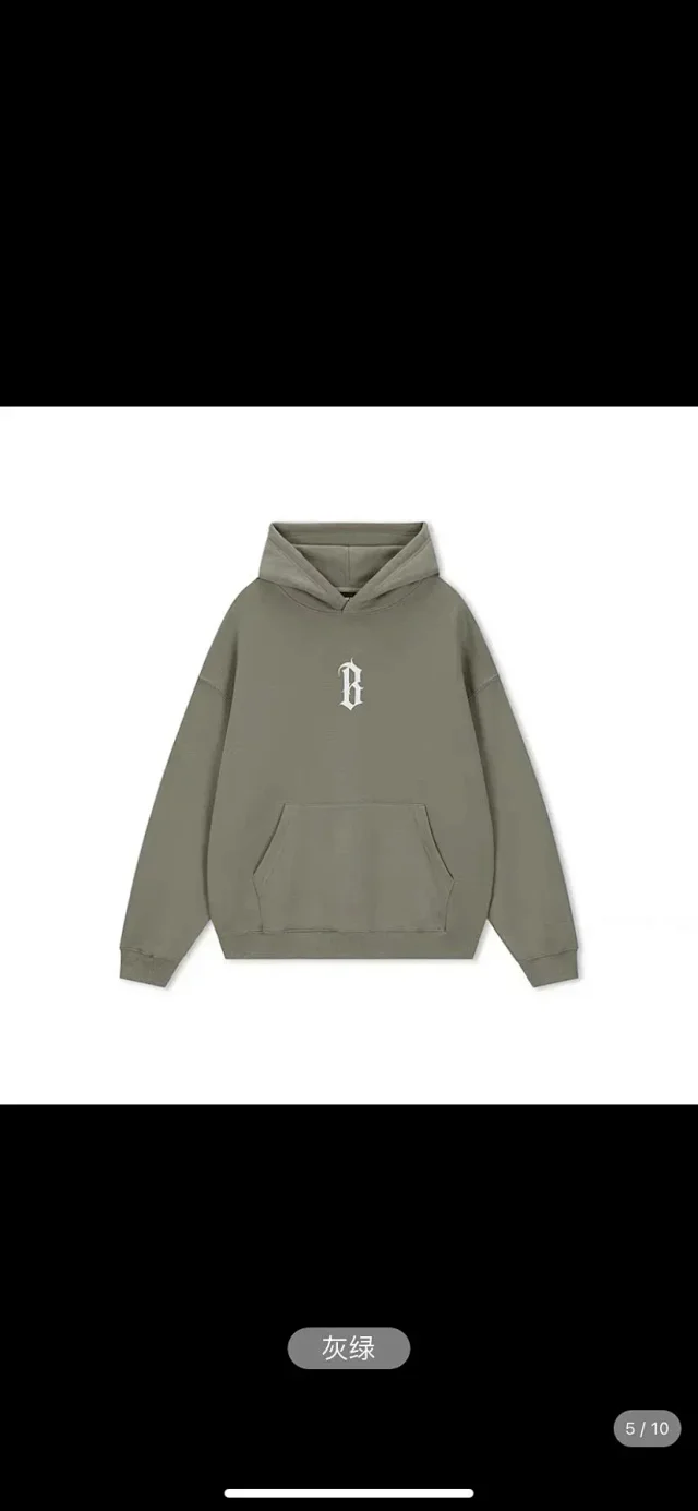 Givenchy Hoodies & Sweatshirts Hooded Pullover with Kangaroo Pocket and Monogram Print product detail image 3