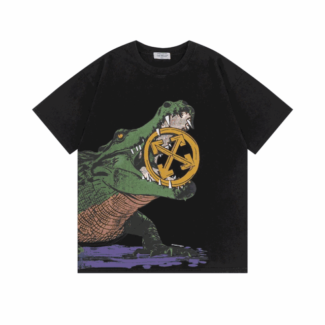 Off-White T-Shirts Graphic Print Crewneck T-Shirt product detail image 1